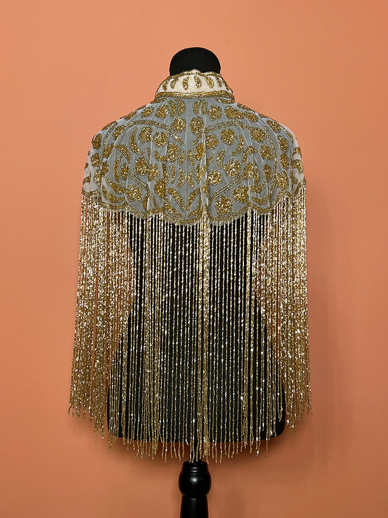 Handmade Party Cape-Gold's - Femantraa