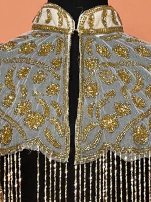 Handmade Party Cape-Gold's - Femantraa
