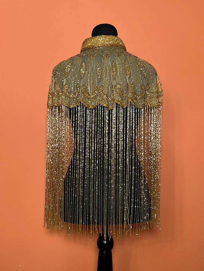 Handmade Party Cape-Gold's - Femantraa