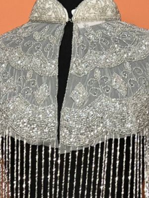 Handmade Party Cape-Silver - Femantraa