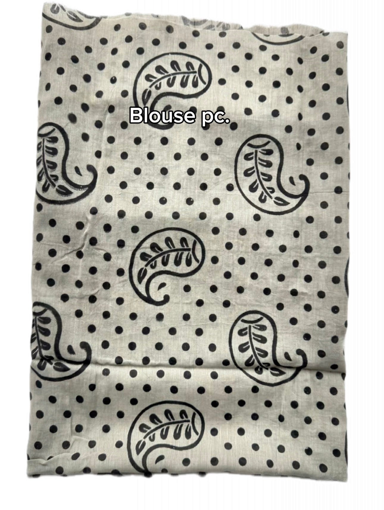 Kalamkari (screenprint) mulmul saree (Nandi & vines)