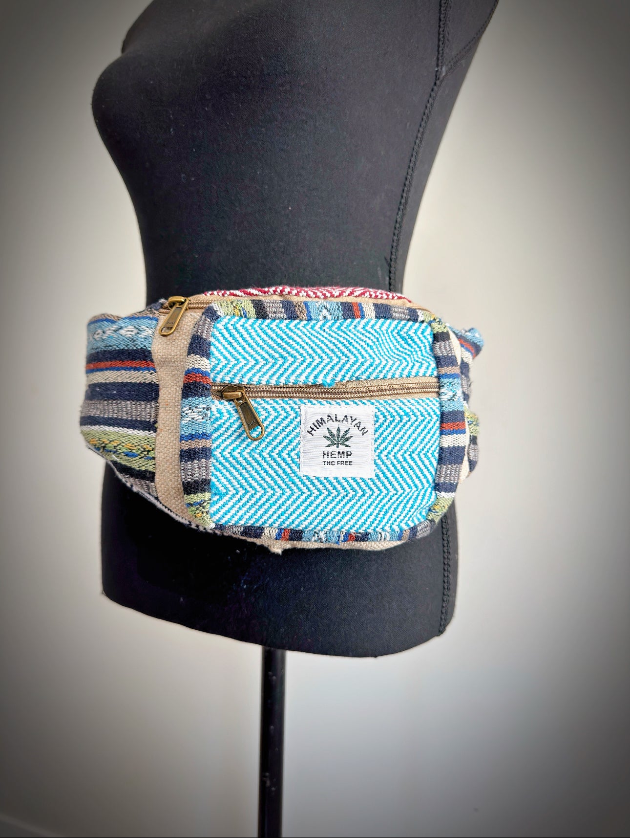 Boho Chic Hemp Fanny Pack: Your Stylish Hands-Free Essential - Femantraa