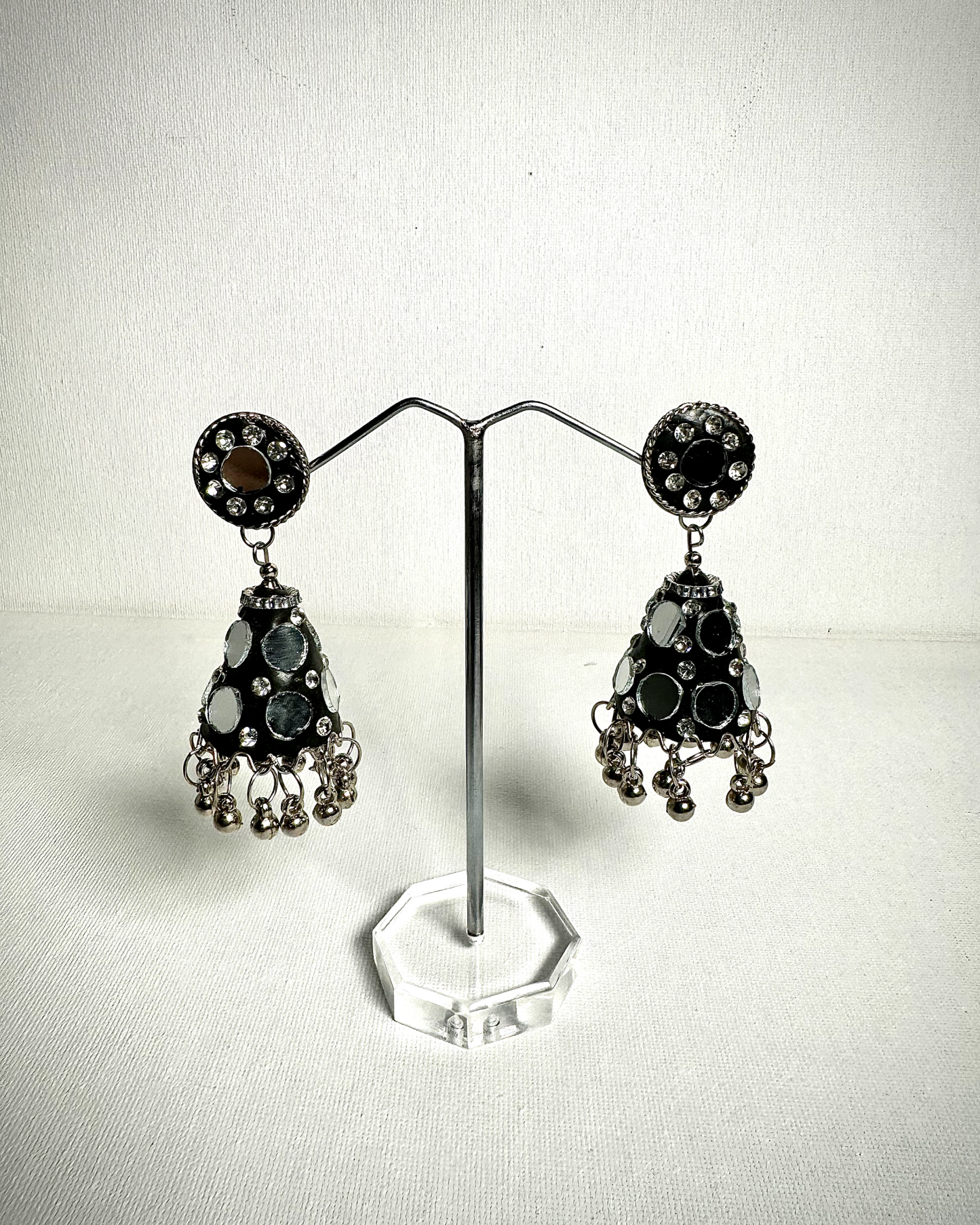 Boho Long Bell Jhumkas: Eclectic Elegance (Big Long size) - Femantraa