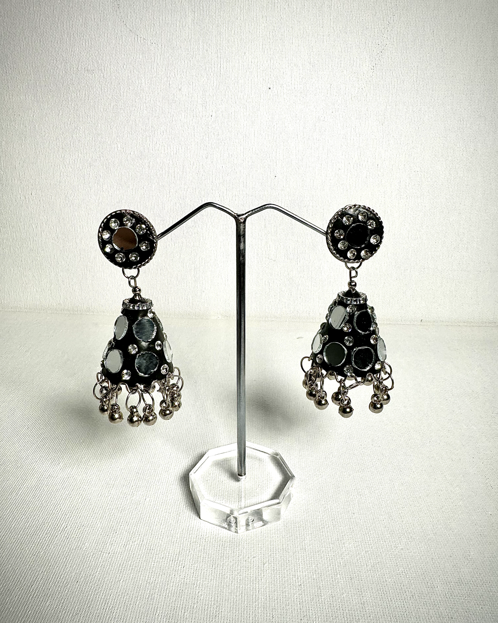 Boho Long Bell Jhumkas: Eclectic Elegance (Big Long size) - Femantraa