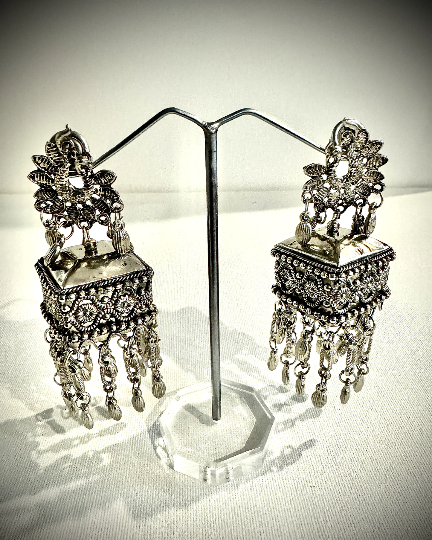 Boho Long Bell Jhumkas: Eclectic Elegance (Big Long size) - Femantraa