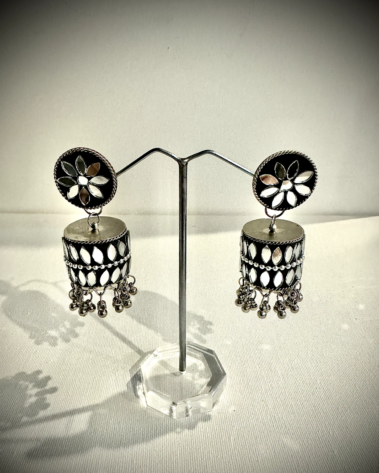 Boho Long Bell Jhumkas: Eclectic Elegance (Big Long size) - Femantraa