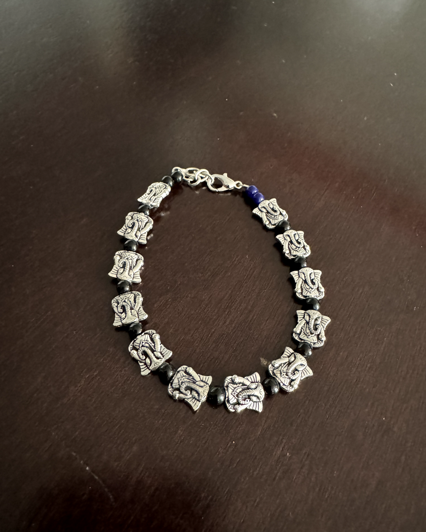 Vintage-Inspired Boho Oxidized German Silver Bracelets - Femantraa