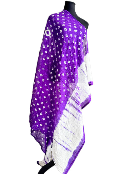 Uttariya 2.0 - Cotton Bandhani Dupatta