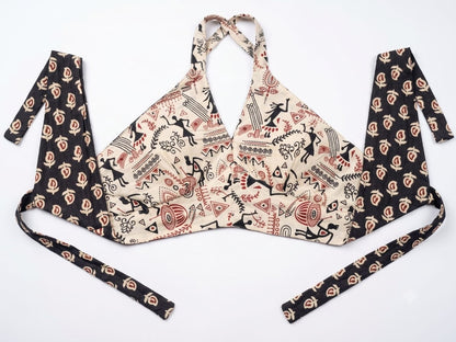 Dobaara Choli - Reversible Hand-Block Cotton (UK ONLY)
