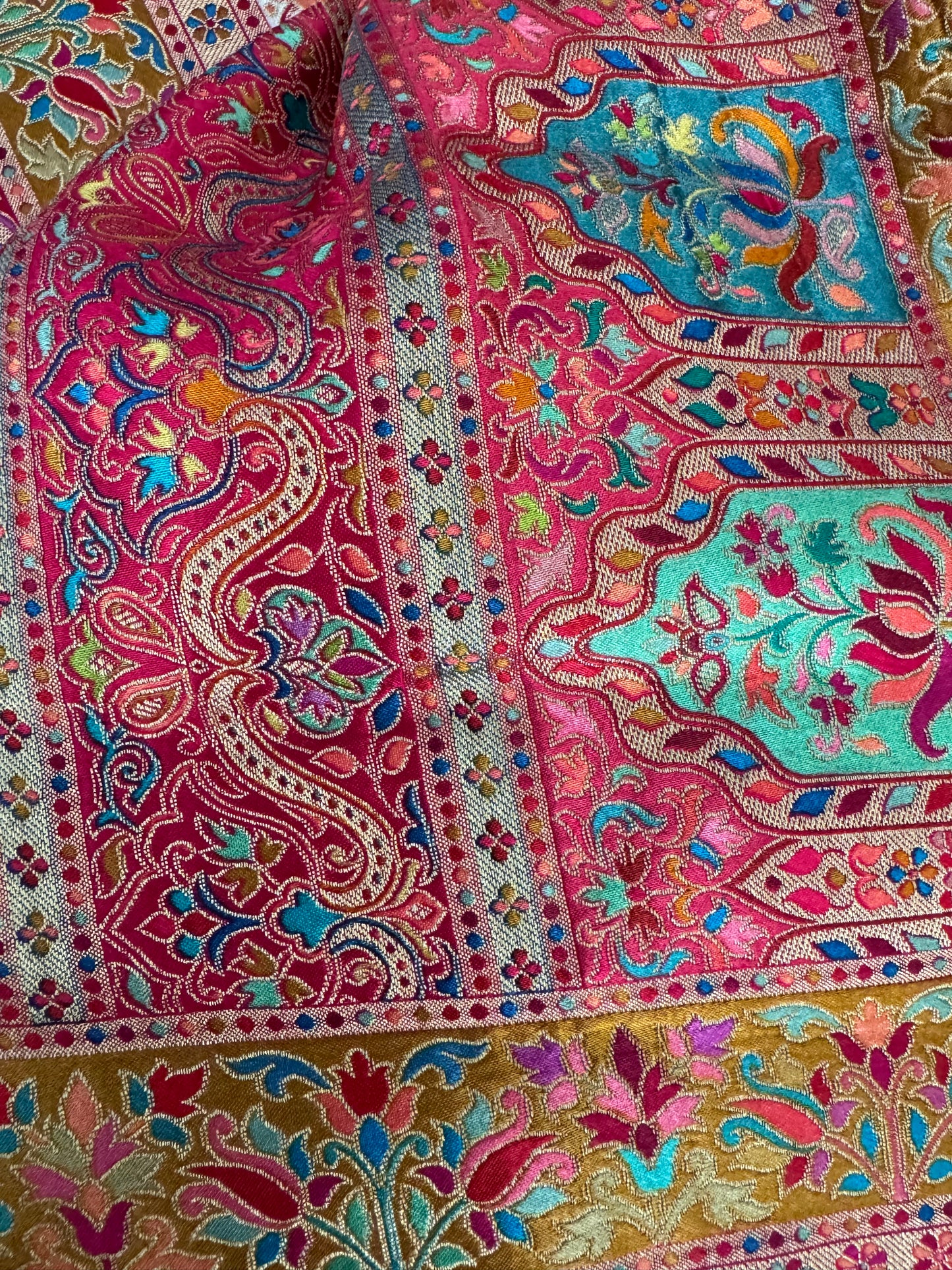 Pure Gajji Silk Jamawar Saree