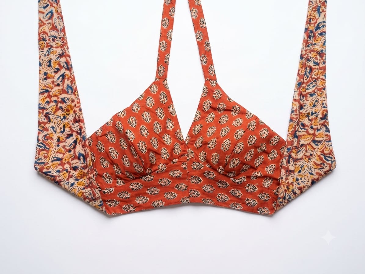 Dobaara Choli - Reversible Hand-Block Cotton (UK ONLY)