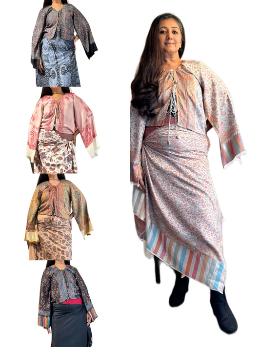 Kanchulika — Reclaimed Kairi Print Layering Jacket