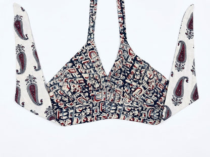 Dobaara Choli - Reversible Hand-Block Cotton (UK ONLY)