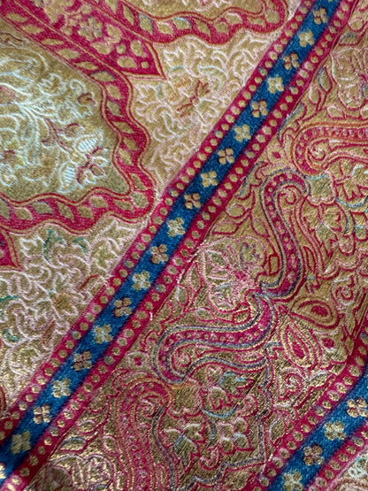 Pure Gajji Silk Jamawar Saree