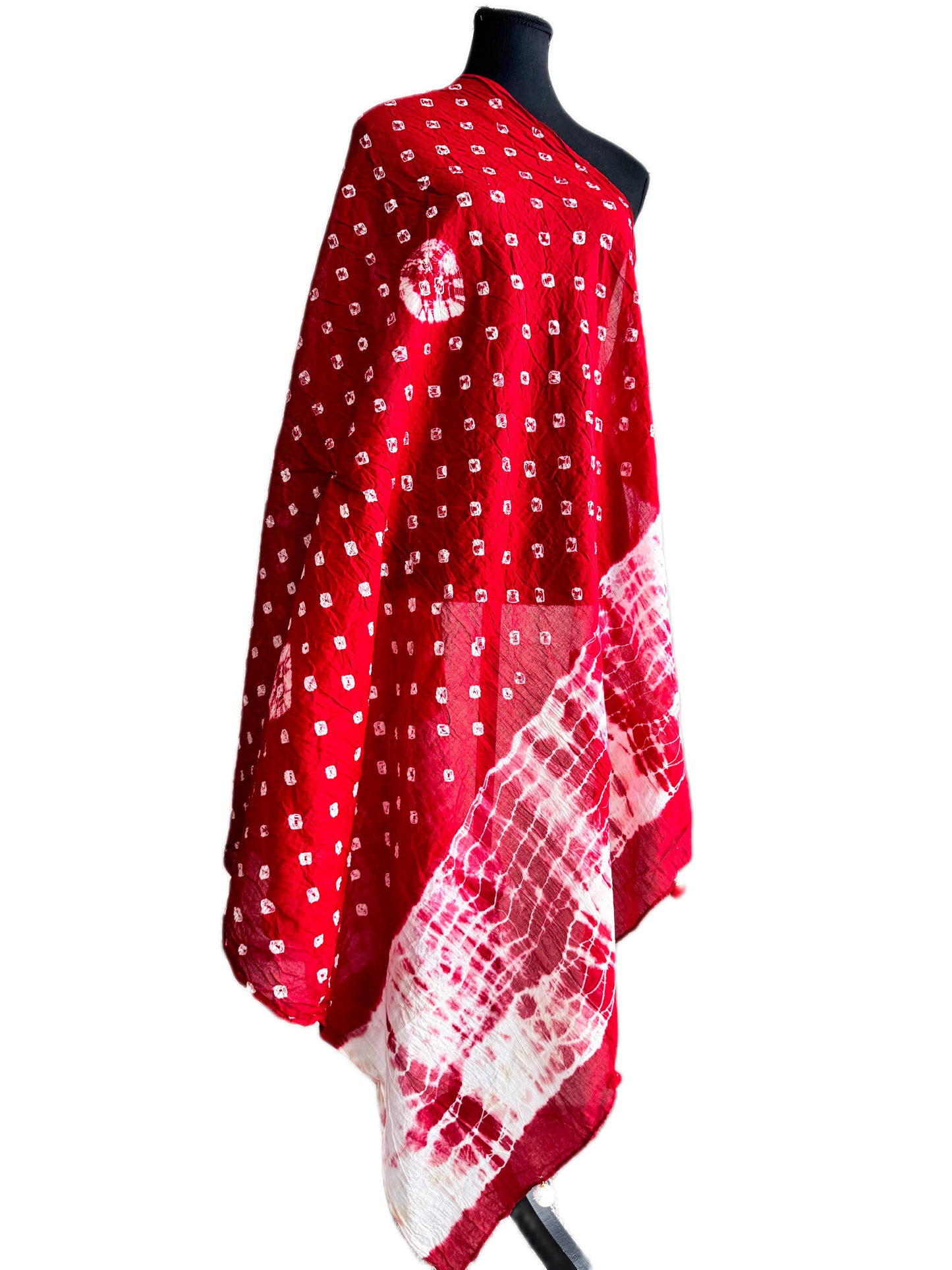 Uttariya 2.0 - Cotton Bandhani Dupatta