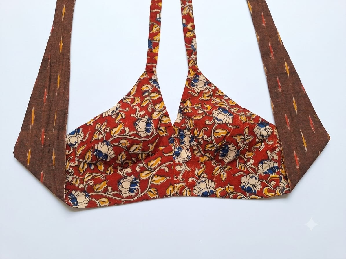 Dobaara Choli - Reversible Hand-Block Cotton (UK ONLY)