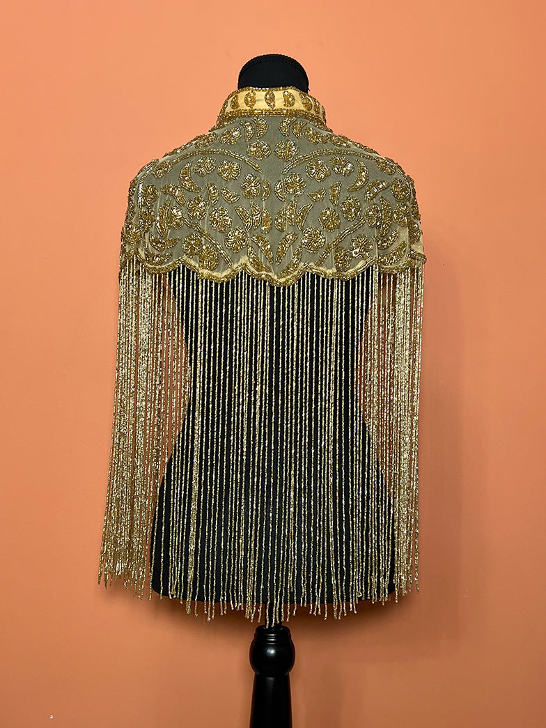 Handmade Party Cape-Gold's - Femantraa