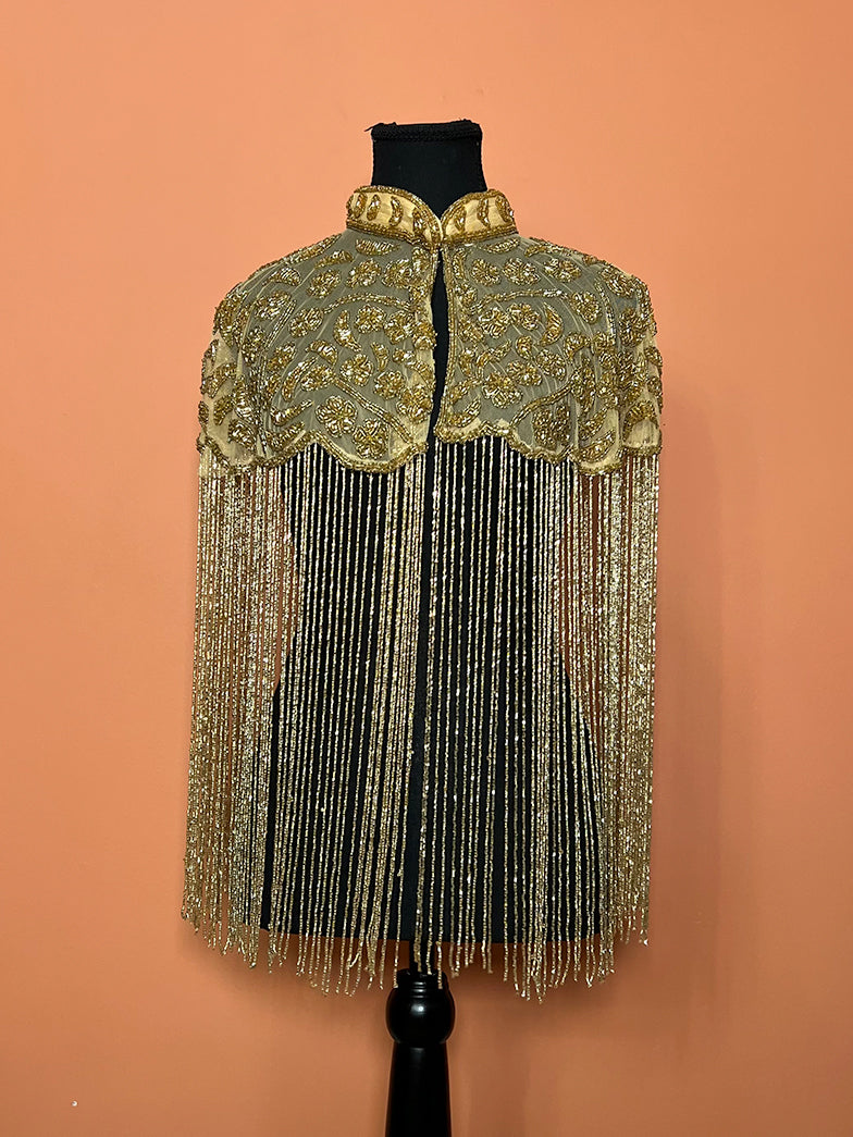 Handmade Party Cape-Gold's - Femantraa