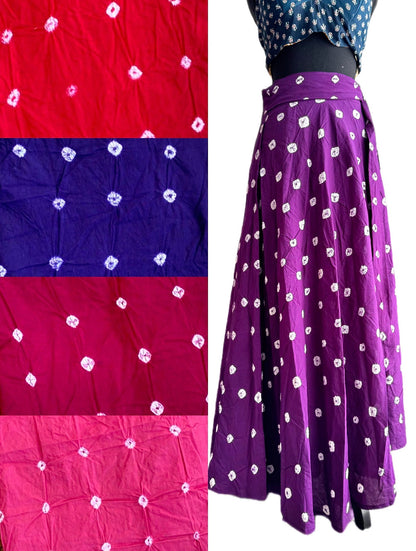 The modern Ghagra choli : Sandhi Ananta-Wrap and reversible choli