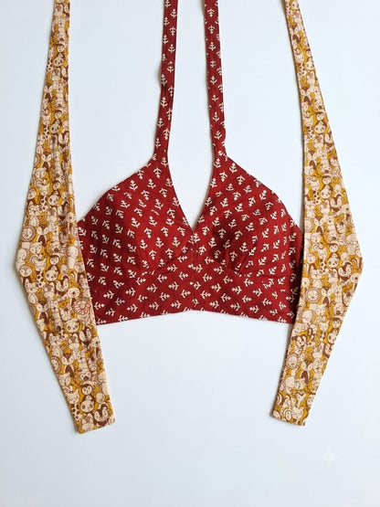 Dobaara Choli - Reversible Hand-Block Cotton (UK ONLY)
