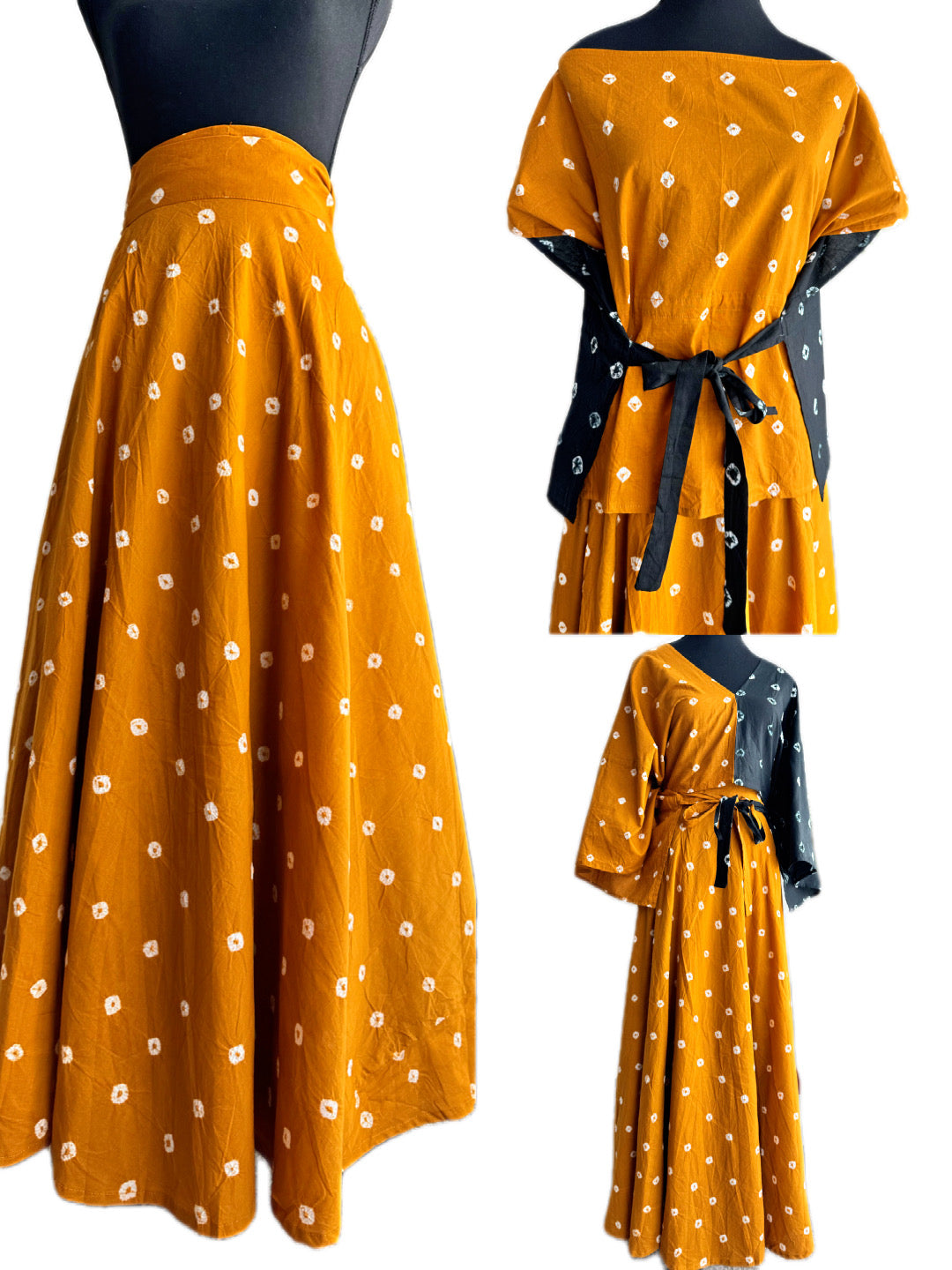 The modern Ghagra choli : Sandhi Ananta-Wrap and reversible choli with pocket