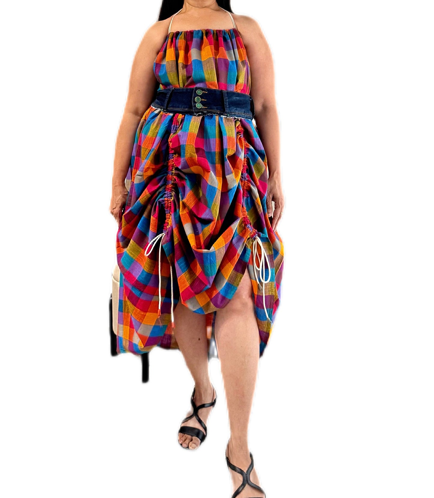 The Swarupa Ghagra: Guaranteed to Endure! Adaptive Madras Check Skirt