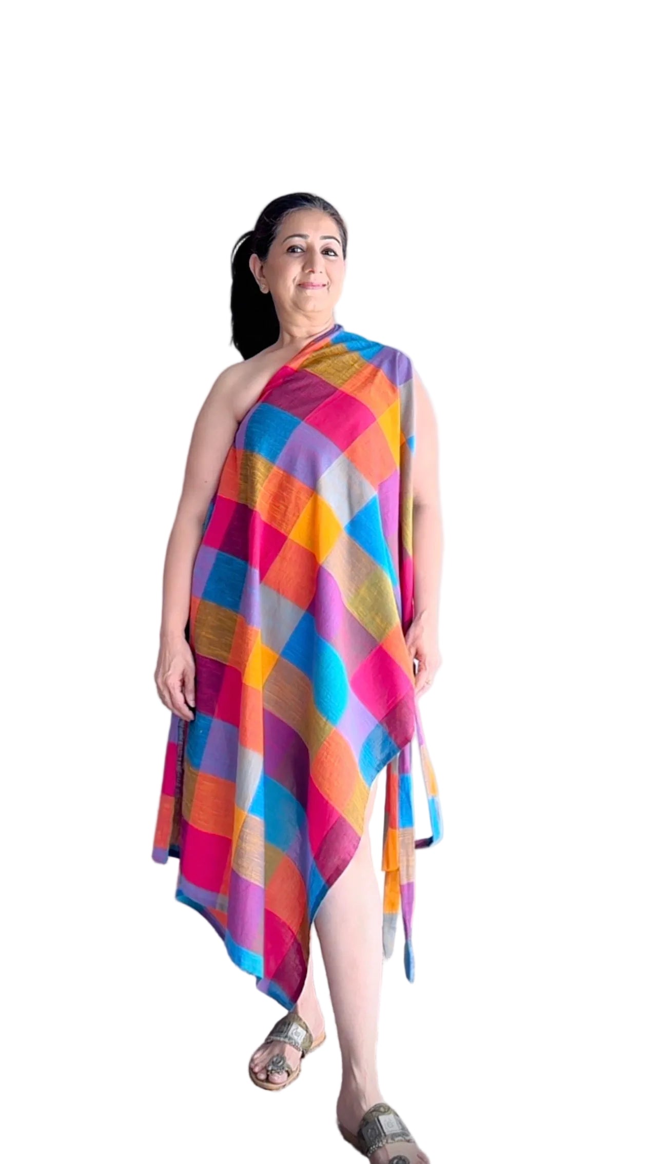 The Sutra Kanchuka: Guaranteed to Endure! - The modern modular Madras Check kurti