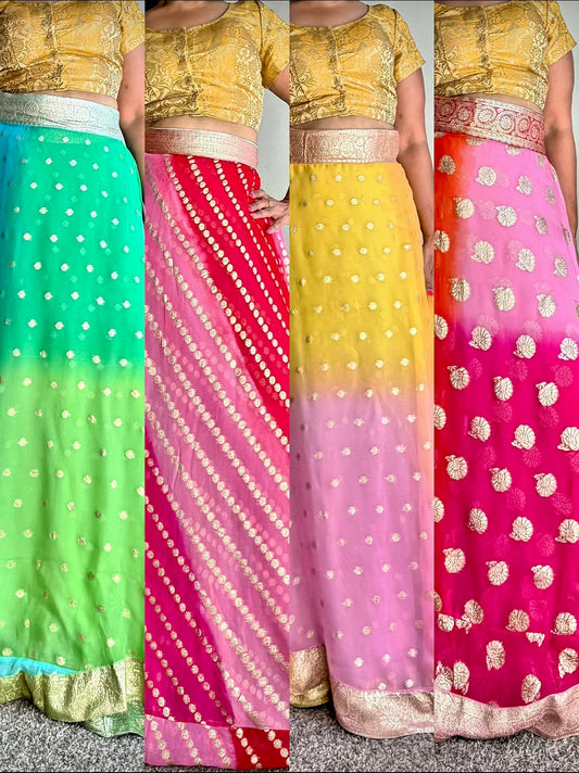 Ananta Wrap Saree Lehenga Skirts