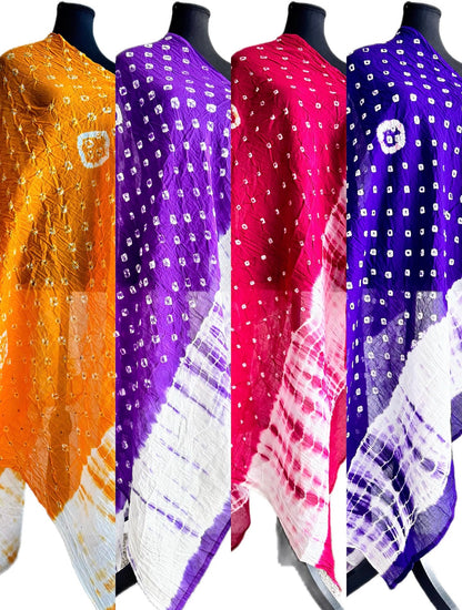 Uttariya 2.0 - Cotton Bandhani Dupatta