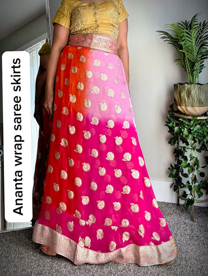 Ananta Wrap Saree Lehenga Skirts