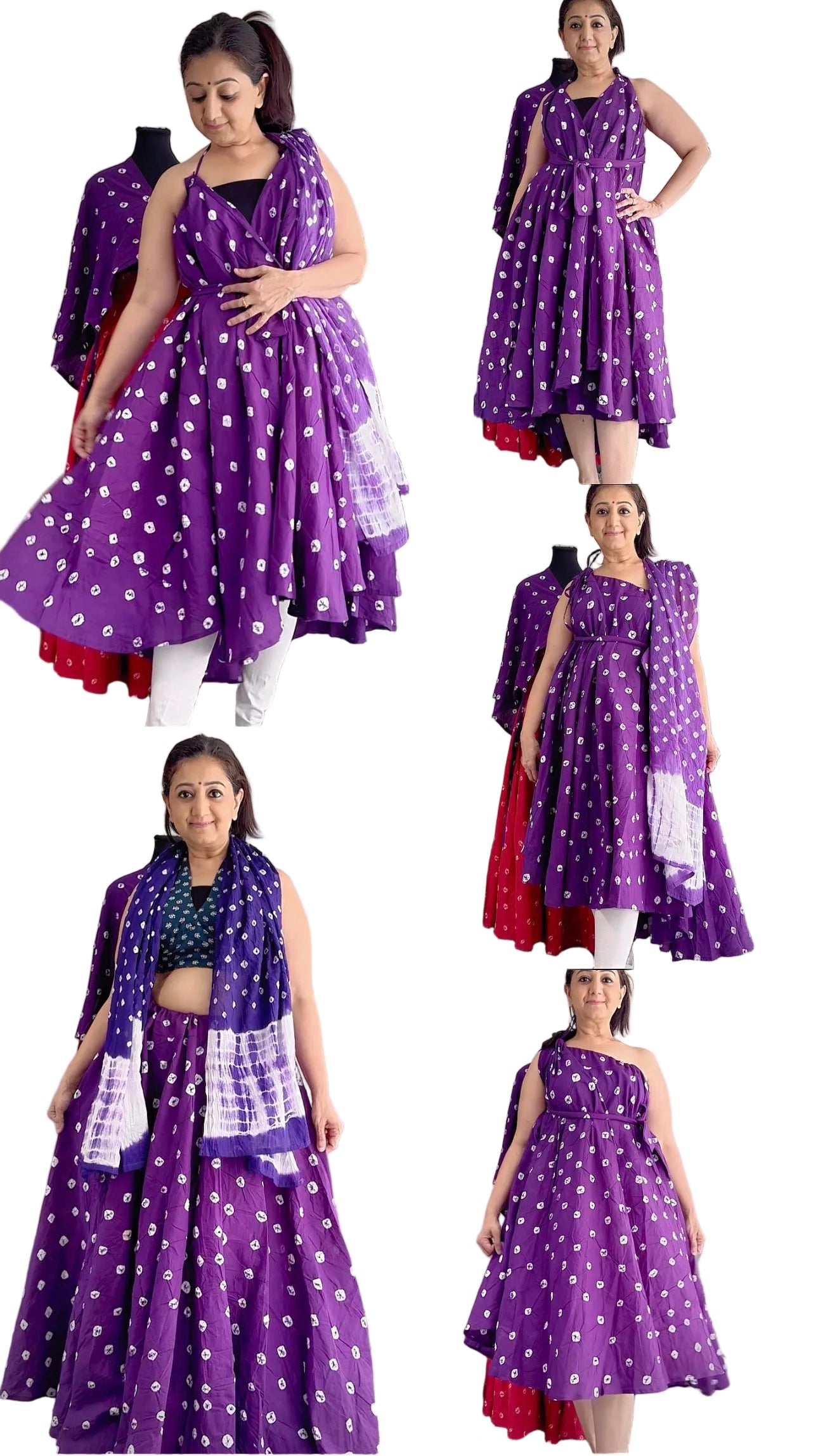 Ananta Bandhini Ghagra wrap
