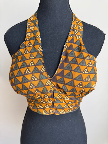 Dobaara Choli - Reversible Hand-Block Cotton