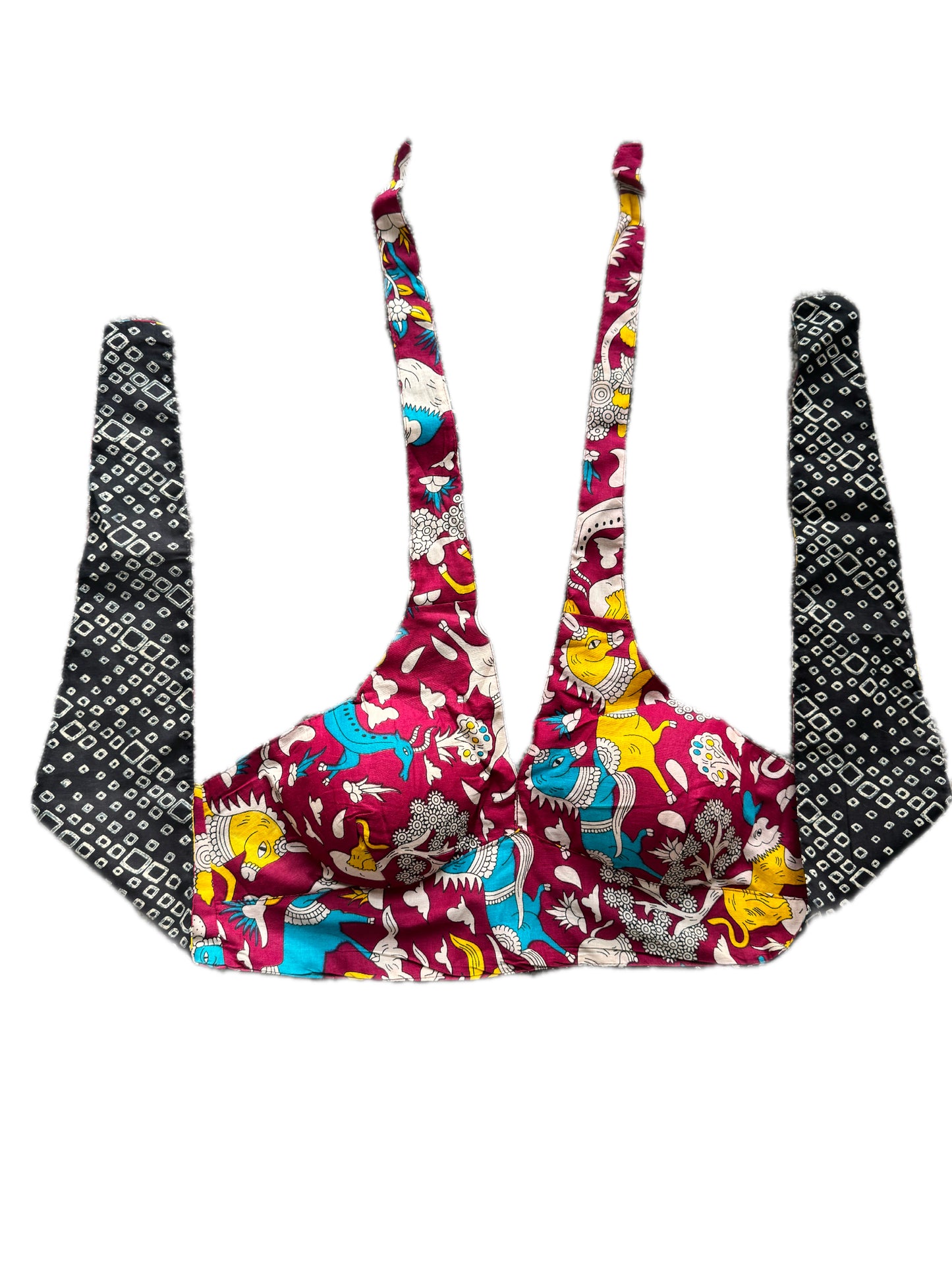 Dobaara Choli - Reversible Hand-Block Cotton