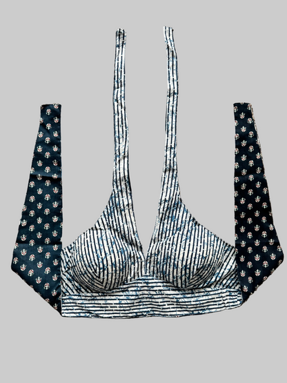 Dobaara Choli - Reversible Hand-Block Cotton
