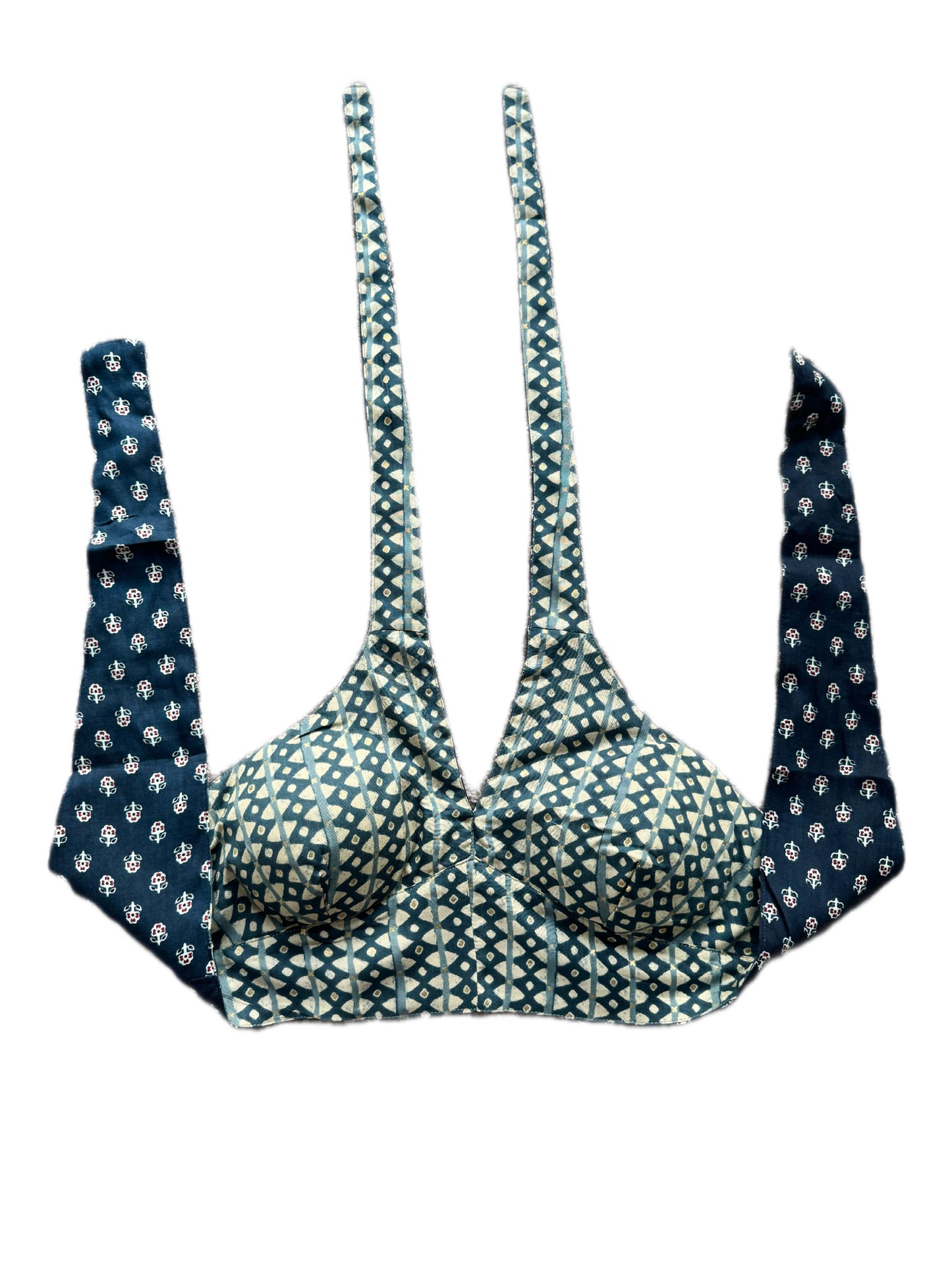 Dobaara Choli - Reversible Hand-Block Cotton