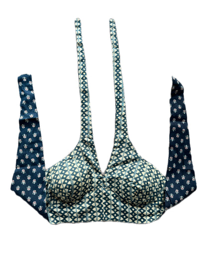 Dobaara Choli - Reversible Hand-Block Cotton