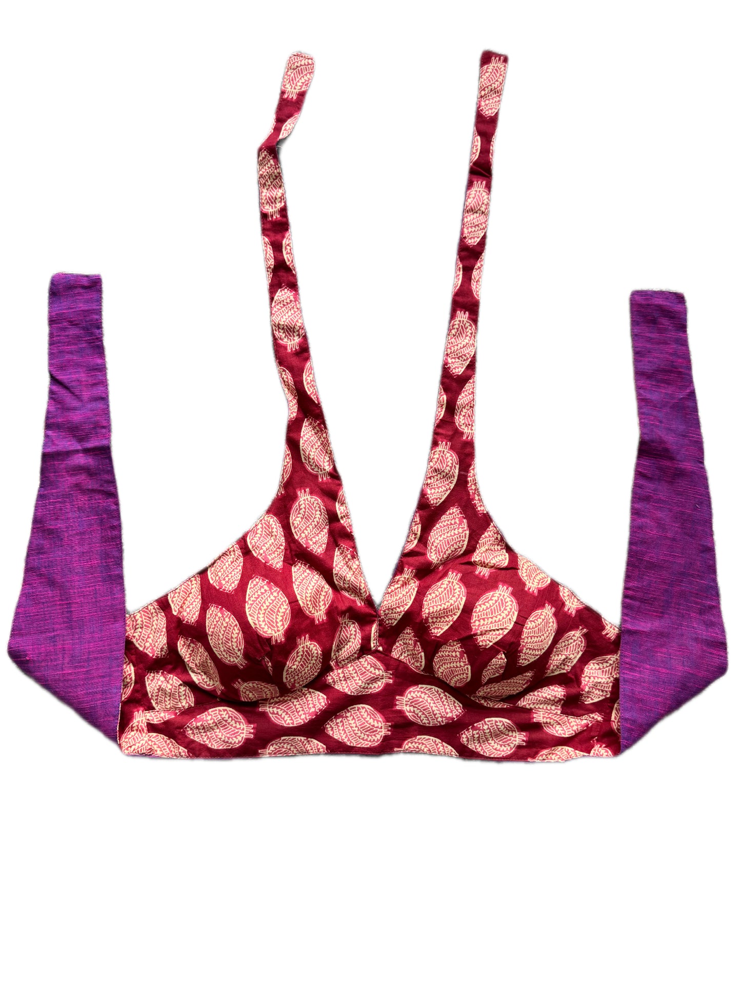Dobaara Choli - Reversible Hand-Block Cotton