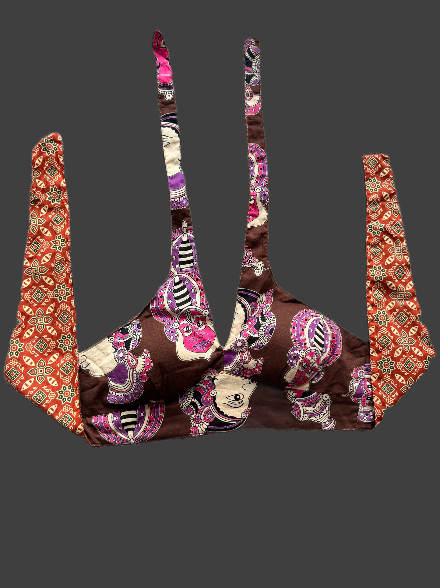Dobaara Choli - Reversible Hand-Block Cotton