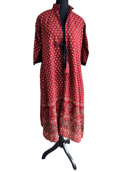 Kala Jackets: Ajrakh Cotton Hand-block