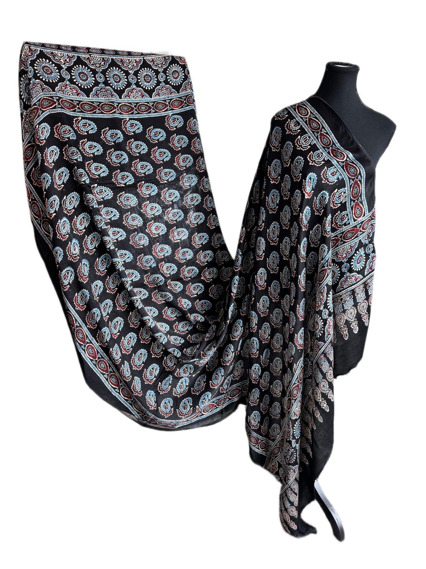 Modal Ajrakh reversible Dupatta