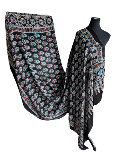 Modal Ajrakh reversible Dupatta