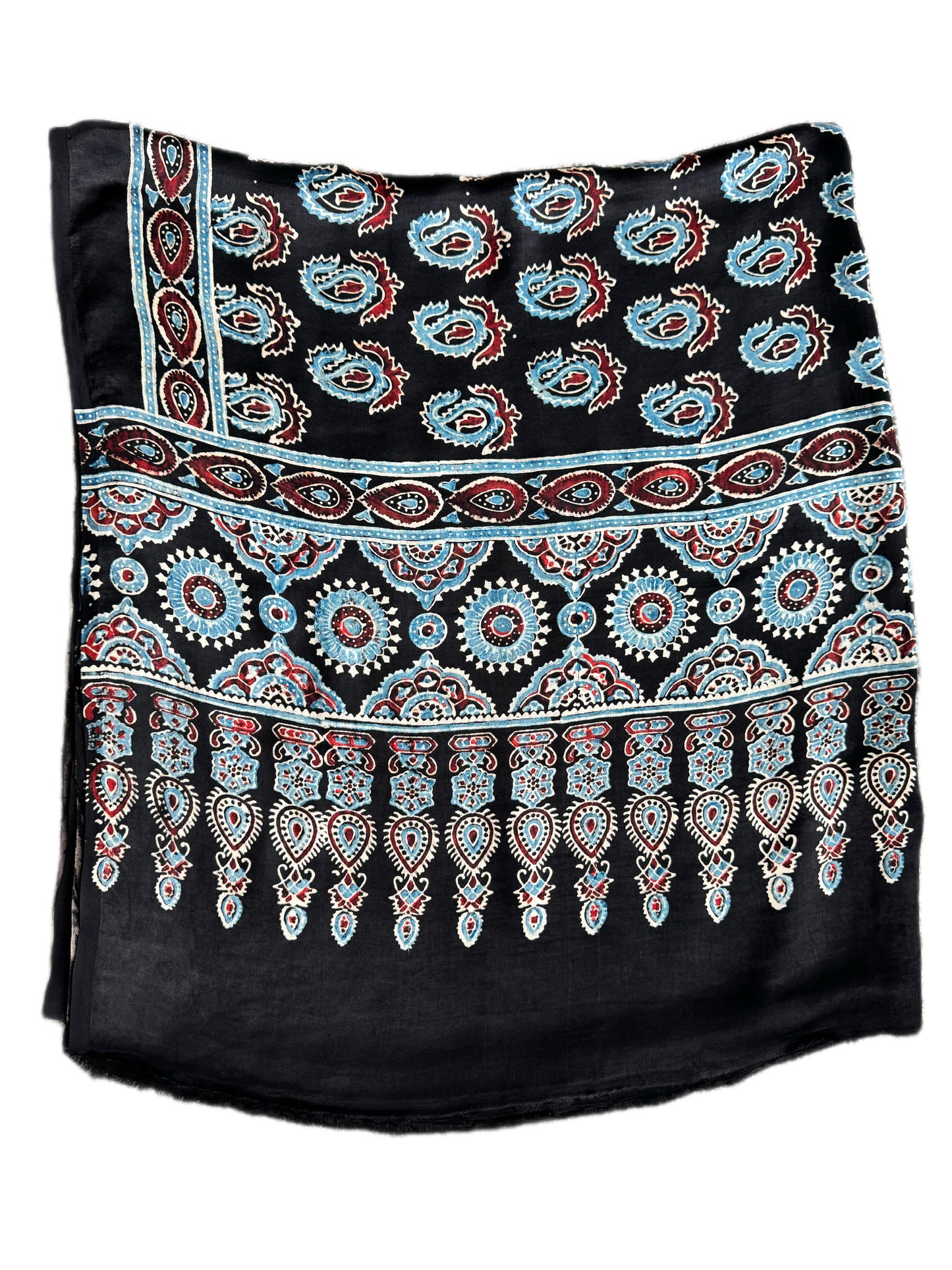 Modal Ajrakh reversible Dupatta