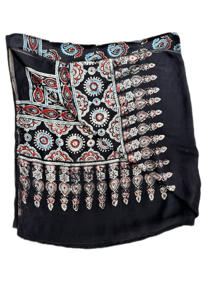 Modal Ajrakh reversible Dupatta