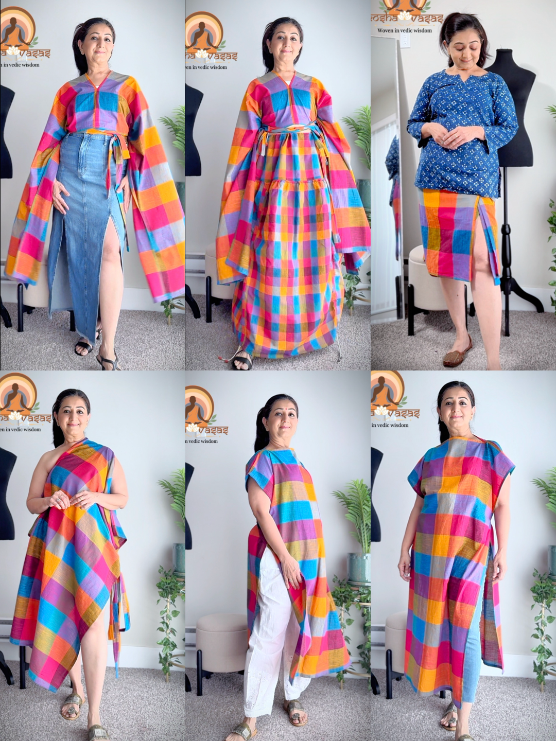 The Sutra Kanchuka: Guaranteed to Endure! - The modern modular Madras Check kurti