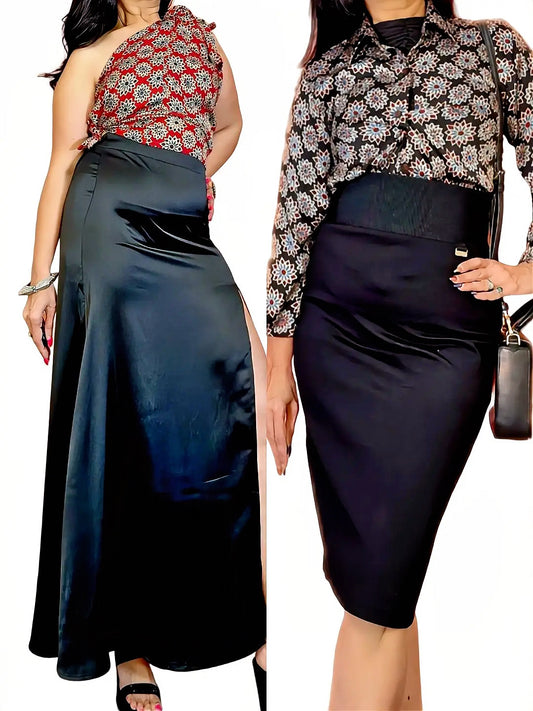Ajrakh buttoned collar shirt top