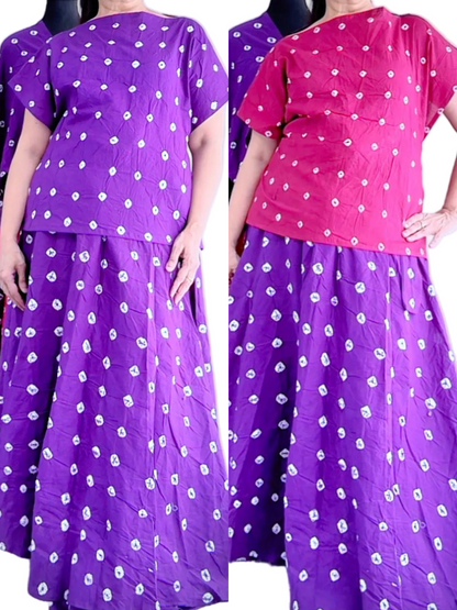 The modern Ghagra choli : Sandhi Ananta-Wrap and reversible choli