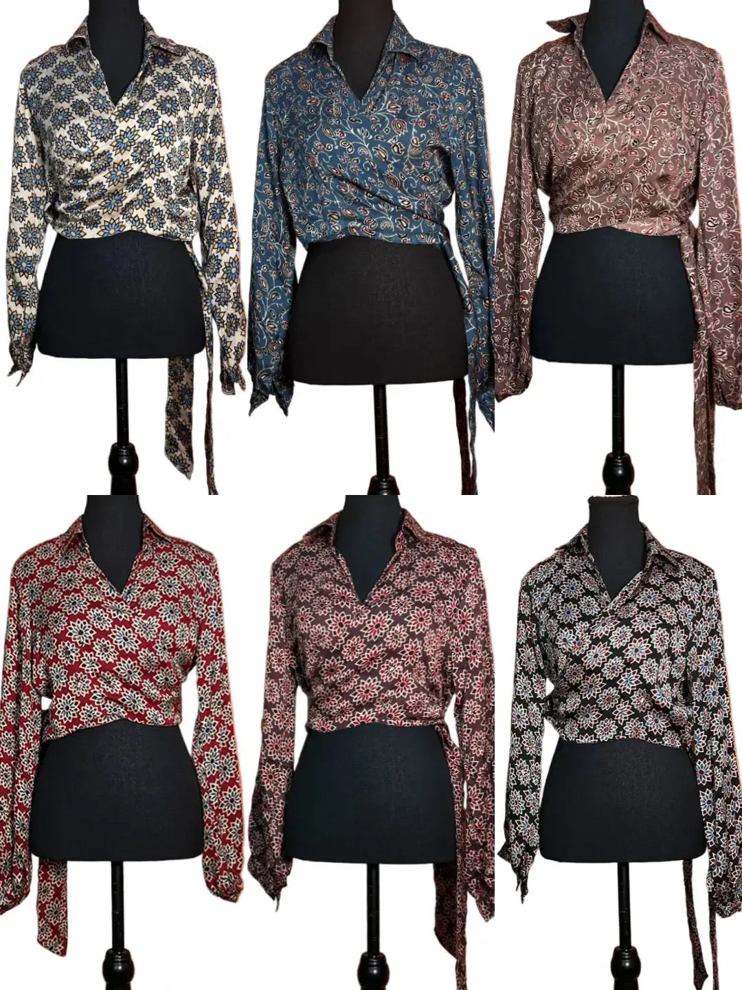 Tarangini -Ajrakh Adjustable Wrap  Top Shrug