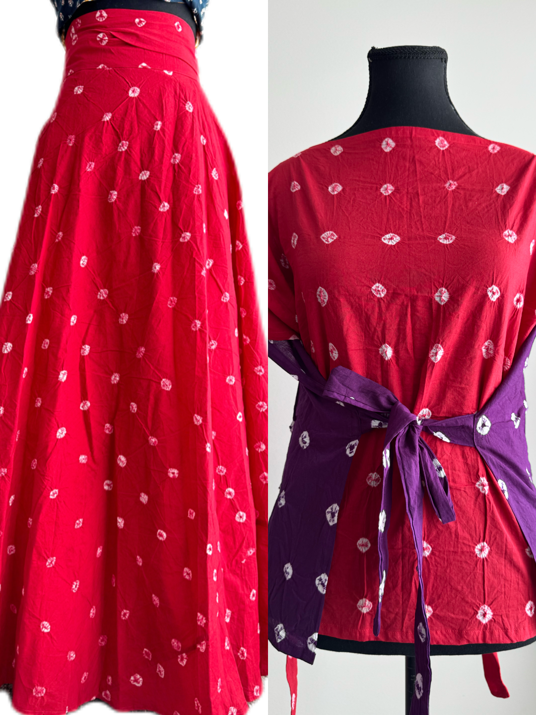 The modern Ghagra choli : Sandhi Ananta-Wrap and reversible choli