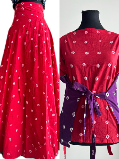 The modern Ghagra choli : Sandhi Ananta-Wrap and reversible choli