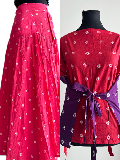 The modern Ghagra choli : Sandhi Ananta-Wrap and reversible choli